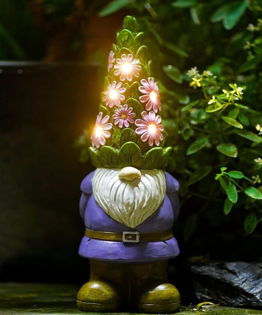 Nacome Solar Garden Outdoor Statues Turtle with Succulent and 7 LED Lights - Lawn Decor Tortoise Statue for Patio, Balcony, Yard Ornament - Unique Housewarming Gifts Nacome Solar Garden Outdoor Statues Turtle with Succulent and 7 LED Lights - Lawn Decor Tortoise Statue for Patio, Balcony, Yard Ornament - Unique Housewarming Gifts