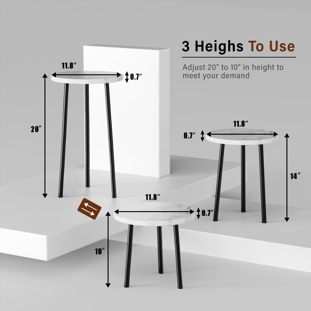 Plant Stand Indoor, Mid Century Plant Holder 2 Pack , Corner Plant Stand Modern Plant Table for Indoor Plants Home  Garden Decor , Outdoor Plant Stands for Patio Garden Office Living Room
