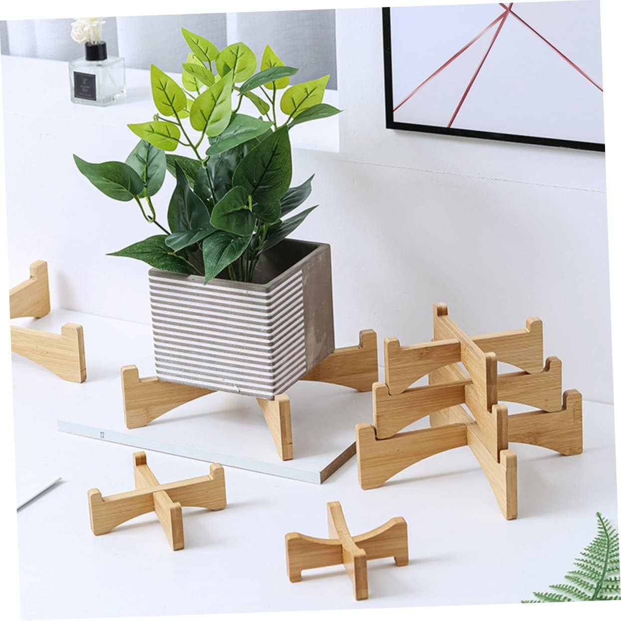 4pcs Pot Bracket Stretchable Plant Riser Indoor Plant Pot Organizer Outdoor House Plant Pots Sill Extender Pot Base Hangers Indoor Plants Wood Flowerpot Stand Wooden 4pcs Pot Bracket Stretchable Plant Riser Indoor Plant Pot Organizer Outdoor House Plant Pots Sill Extender Pot Base Hangers Indoor Plants Wood Flowerpot Stand Wooden