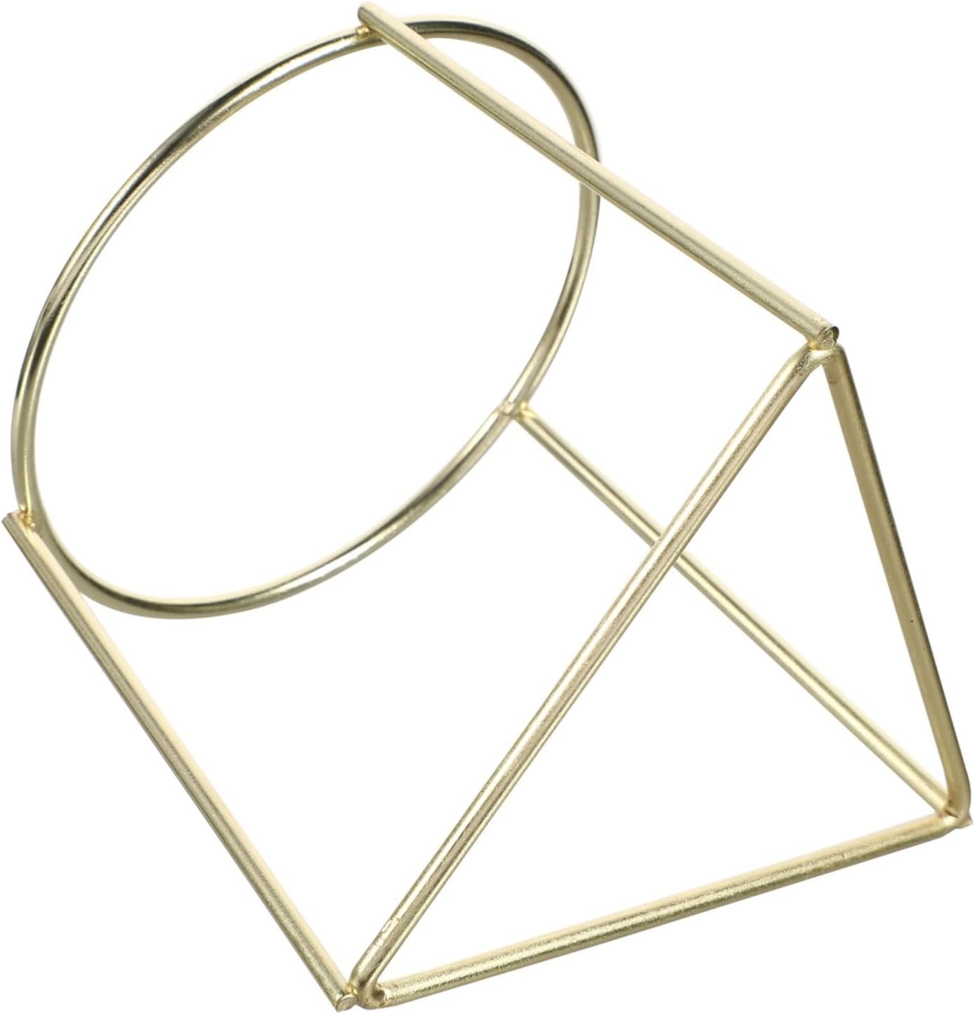 Air Pineapple Stand Pot Holders Terrariums Indoor Mini Plants House Plants Air Plant Wire Stand Air Plant Display Holder Air Plant Stand Plant Holder Air Plant Supplies Iron Golden