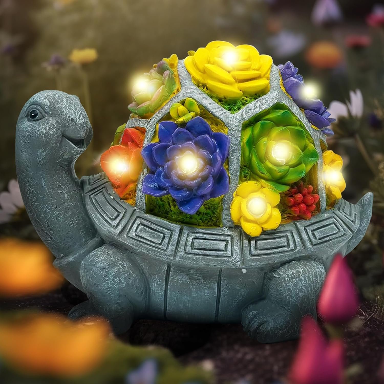 Gnome Christmas Decorations Outdoor - Solar Statues Garden Decor - Gnome Gifts, Gnome Decor, Garden Gnomes Outdoor, Garden Gonme, Colorful Box Packaging, Grandma Gifts from Granddaughter