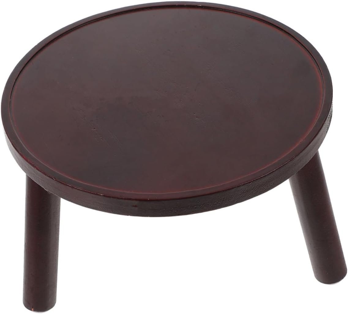 Pot Tray Plant Vase Rack Indoor Cute Pot Risers Shelf Patio Garden Flowers Bonsai Display Pedestals House Outdoor Stand Stools Shelves Retro Decor Vases Wood