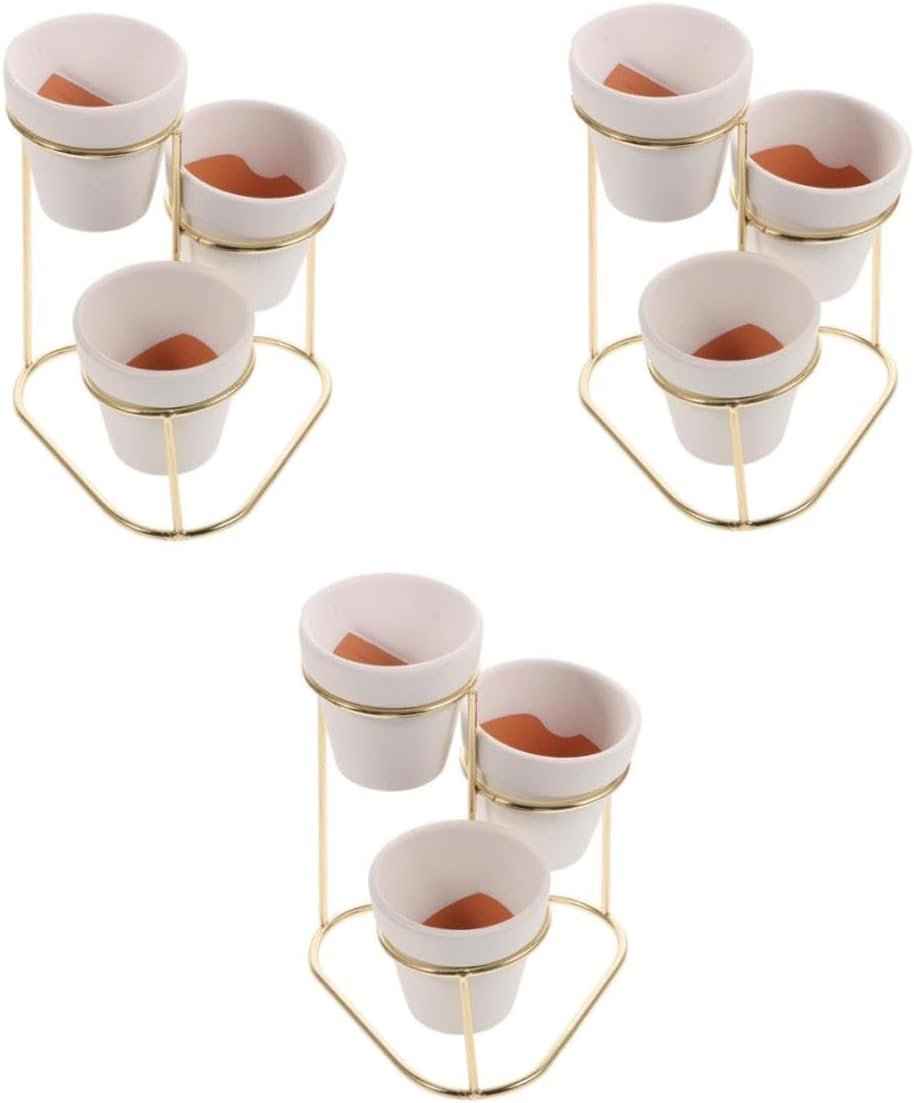 Sosoport 1 Set Potting Stand Plant Stand Outdoor Decorative Fake Flowers Artificial - Terracotta Pots House Plant Pots Pot Stands Clay Pot Plant Holders Indoor Stand Planter Brown Ceramics Sosoport 1 Set Potting Stand Plant Stand Outdoor Decorative Fake Flowers Artificial - Terracotta Pots House Plant Pots Pot Stands Clay Pot Plant Holders Indoor Stand Planter Brown Ceramics