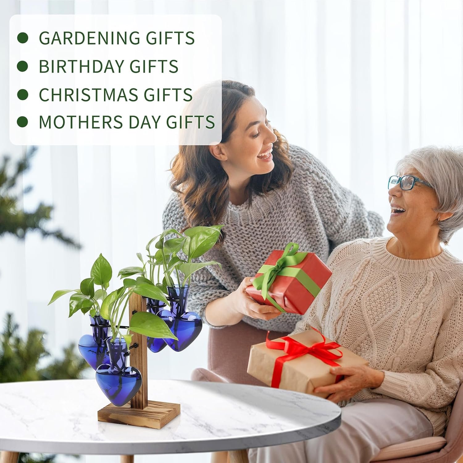 Plants Propagation Stations Plant Terrarium Kit Glass Planters for Indoor Plants House Plant Accessories Gift for Women - 4 Love Bulb Vase Plants Propagation Stations Plant Terrarium Kit Glass Planters for Indoor Plants House Plant Accessories Gift for Women - 4 Love Bulb Vase